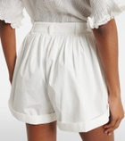 Dôen Paige cotton poplin shorts