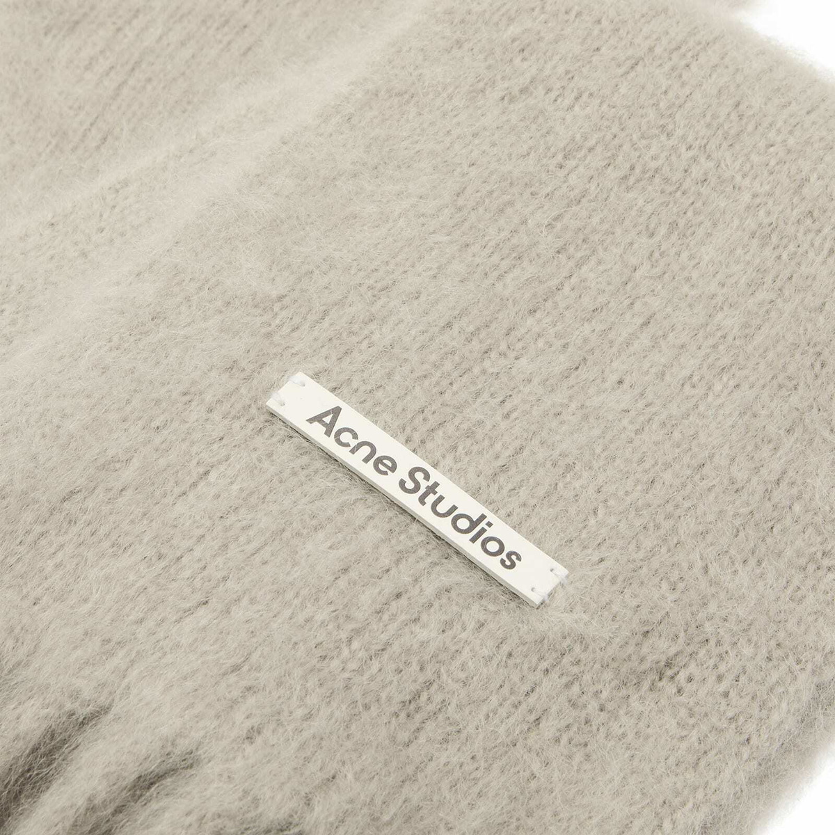 Acne Studios Kooder Hooded Scarf in Grey 
