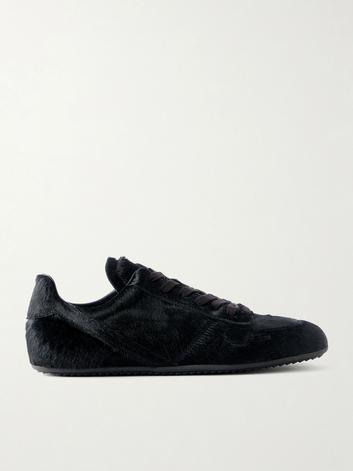 Rick Owens - Minimal Sneaks Pony Hair Sneakers - Black