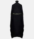 Taller Marmo Mambo belted crêpe maxi dress