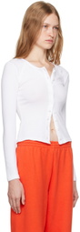 Gil Rodriguez White Sophie Cardigan