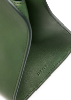 The Row Peggy Leather Clutch - Green - One Size