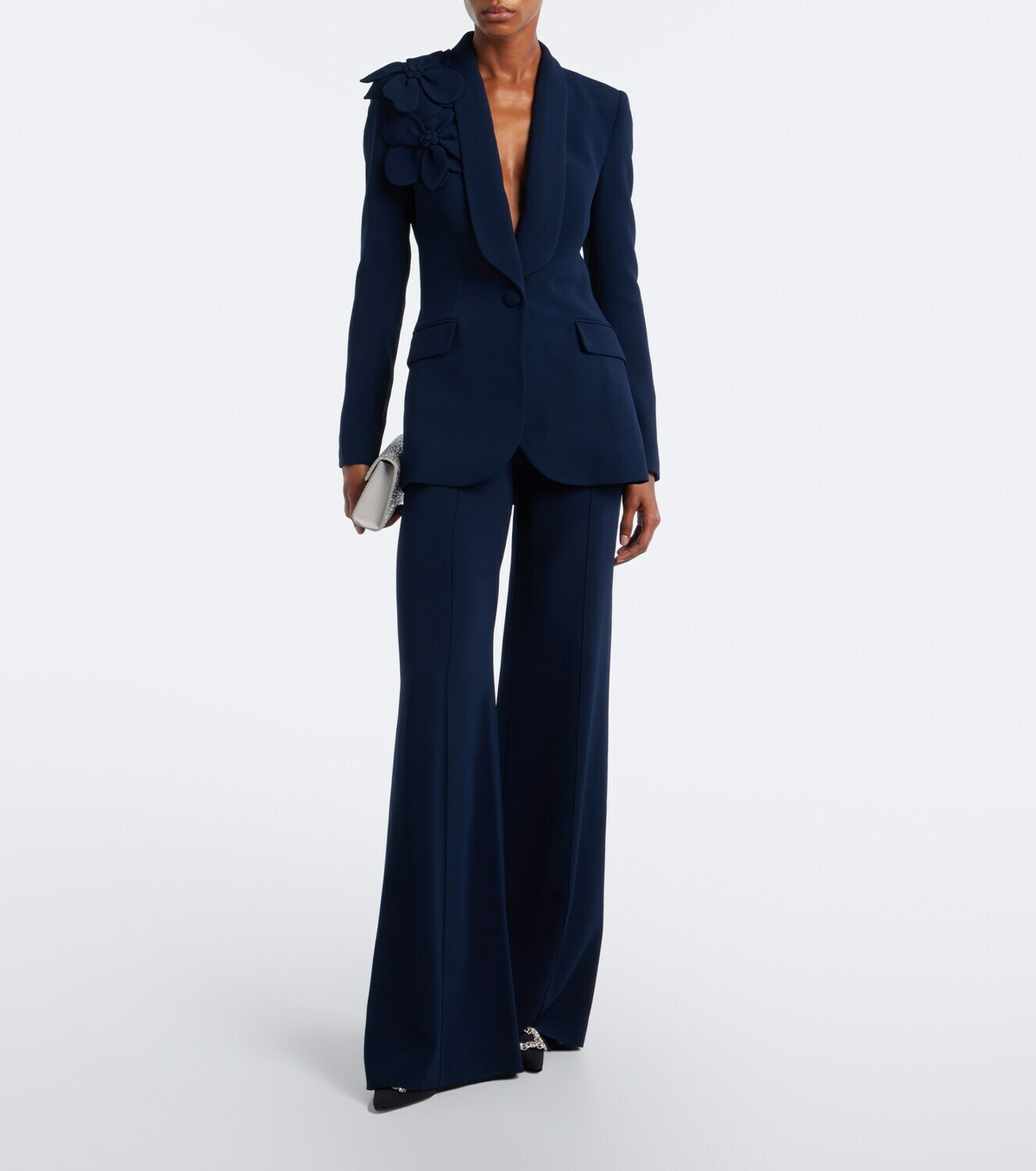 Elie Saab Crêpe wide-leg pants