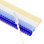 HAY Sip Straight Straw - Set of 4 in Opaque Mix 