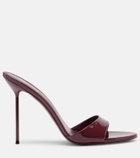 Paris Texas Lidia patent leather mules
