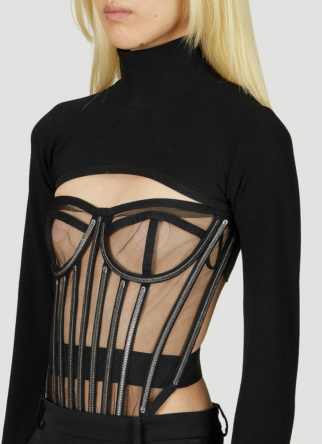 Dolce & Gabbana Kim High Neck Bolero