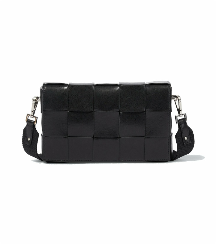 Photo: Bottega Veneta - Cassette leather crossbody bag
