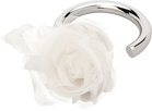 D'heygere SSENSE Exclusive Bridal Capsule Flower Cuff Bracelet