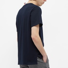 Thom Browne Men's Side Split Classic T-Shirt in Navy