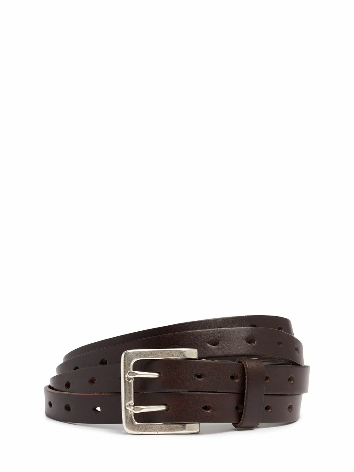 Our Legacy - Metallic leather belt Our Legacy