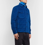 Moncler Grenoble - Gelt Quilted Cotton-Blend Corduroy Down Jacket - Blue
