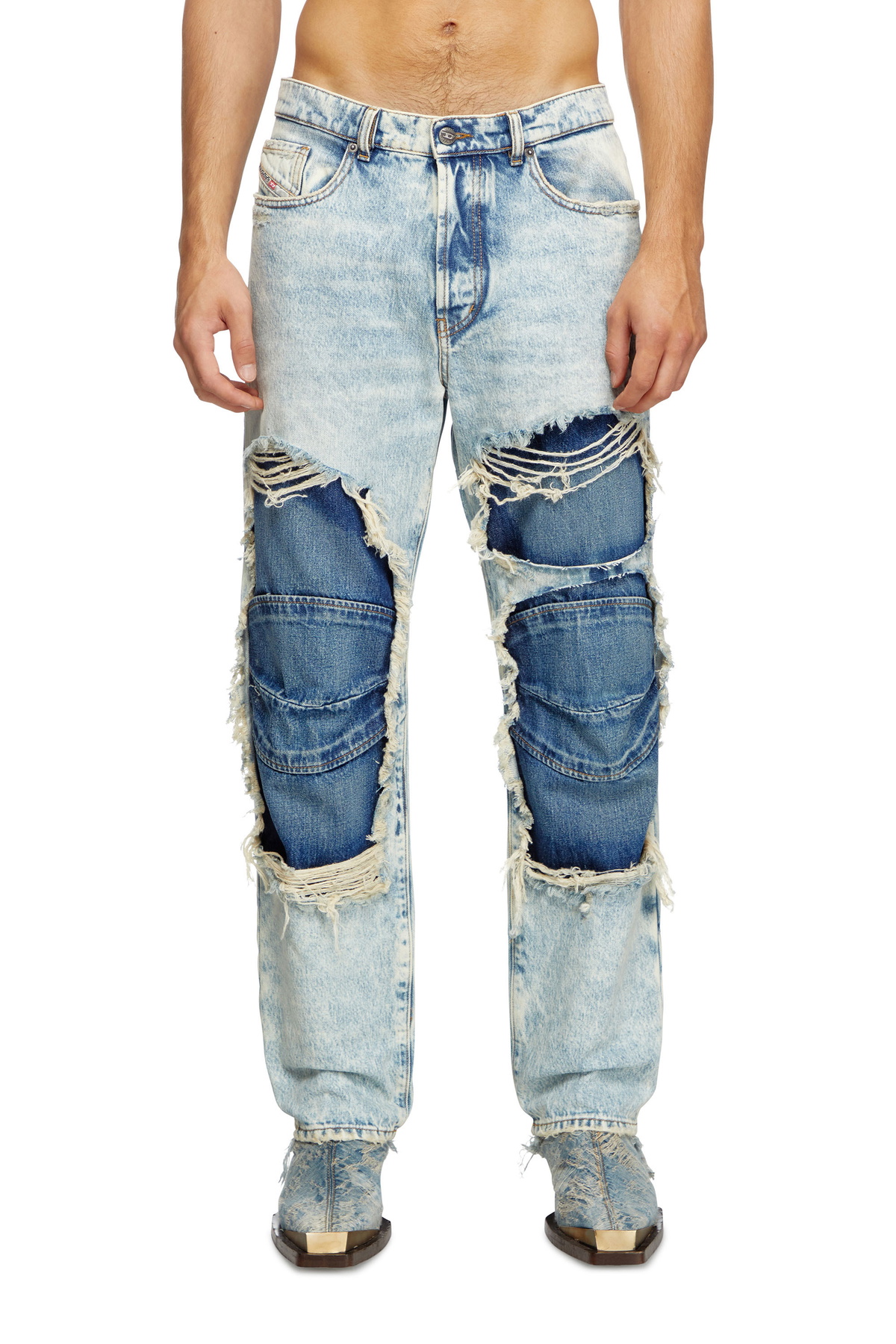 Diesel Relaxed Jeans - D-Fire - Jeans - Unisex - Blue Diesel