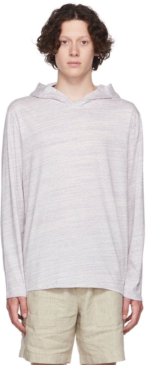 Vince Purple Cotton Hoodie