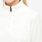 Napapijri Women's Quarter Zip Fleece in White Whisper
