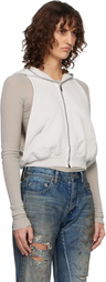 Rick Owens DRKSHDW Off-White Temple Cyclops Sl Hoodie
