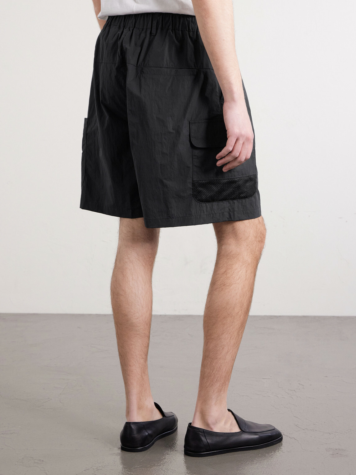 A Kind Of Guise - Quito Straight-Leg Shell Drawstring Shorts - Black