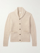 Hartford - Shawl-Collar Knitted Cardigan - Neutrals