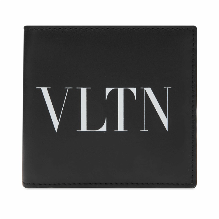 Photo: Valentino Men's VLTN Billfold Wallet in Black/White