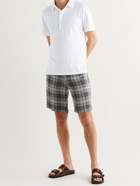 BARENA - Slim-Fit Cotton-Jersey Polo Shirt - White