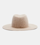 Ruslan Baginskiy Monogram wool-blend felt fedora