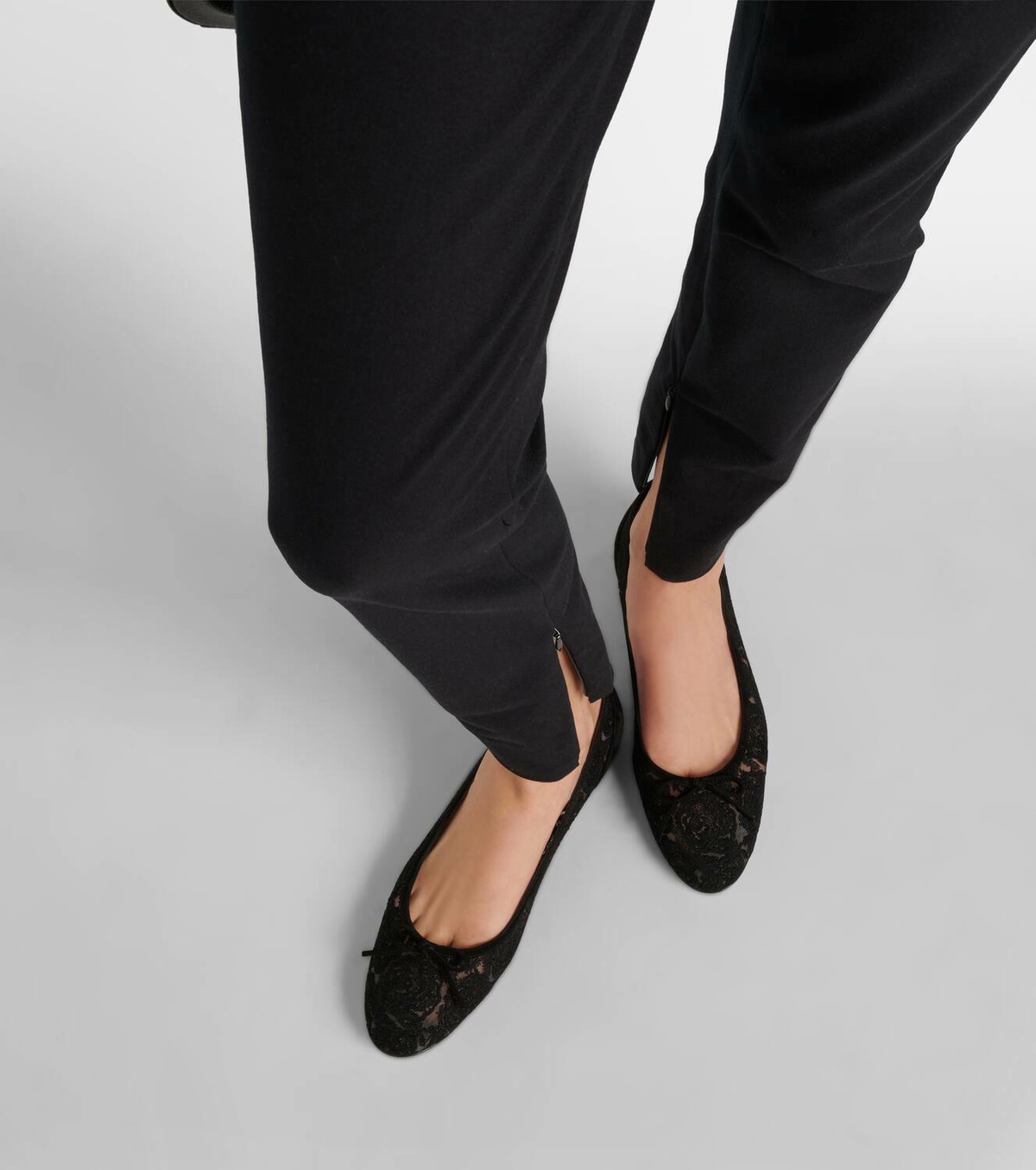 Manolo Blahnik Hangisi Wool Flat in Blue | FWRD