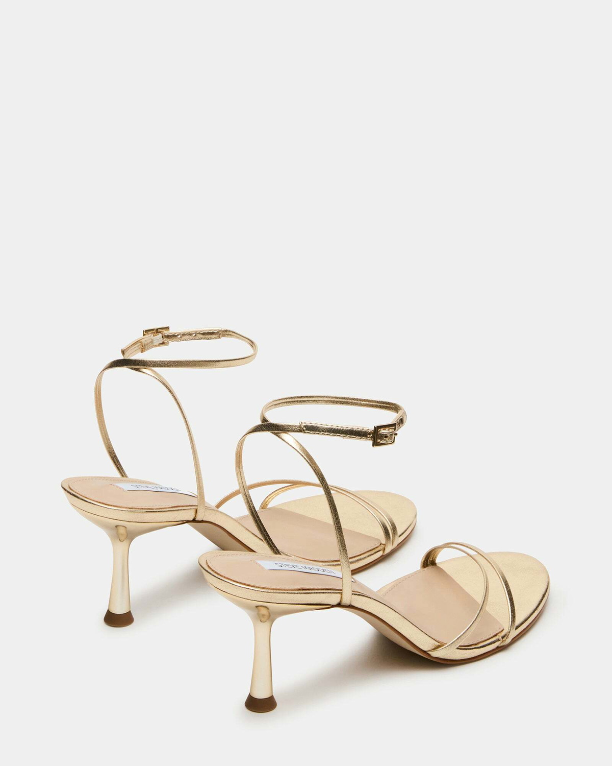 Steve Madden Eras Heels in Gold