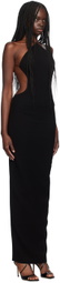 Mônot Black Triangle Top Maxi Dress