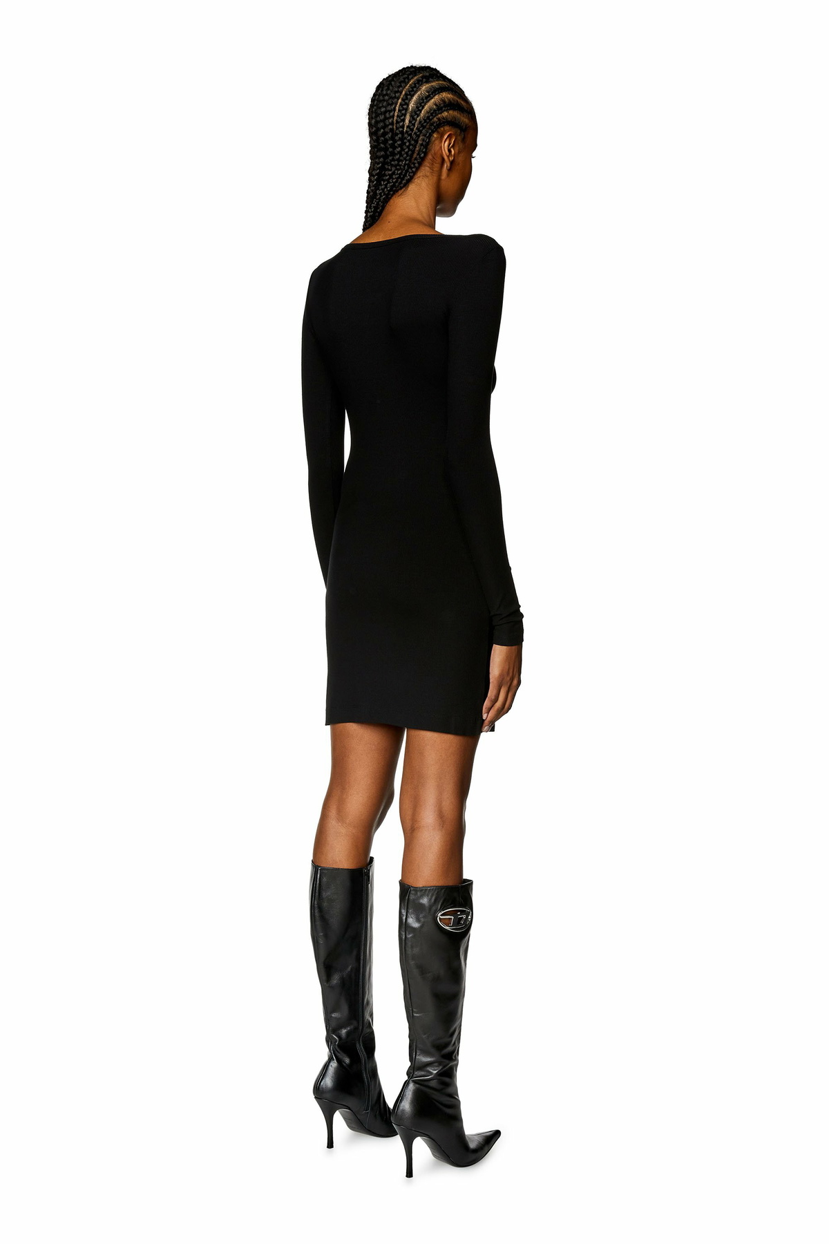 Diesel Short dress with chain necklace - Dresses Womens in Black