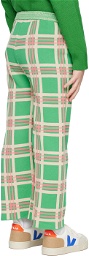 The Animals Observatory Kids Green & Pink Robin Lounge Pants