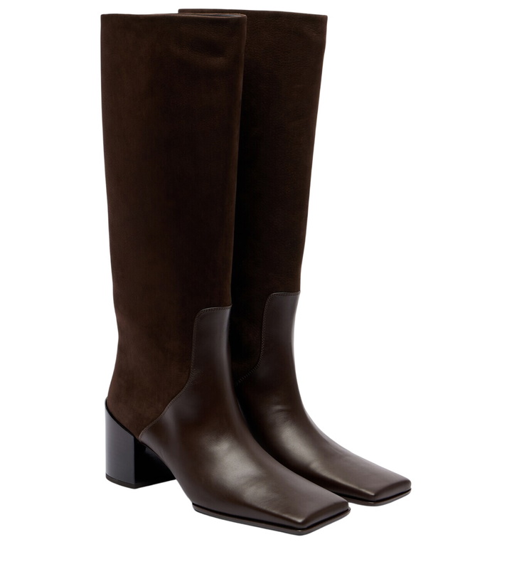 Photo: Alaïa 55 leather knee-high boots
