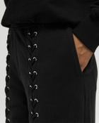 ROTATE Birger Christensen LACING SWEATPANTS Black Womens Casual Pant