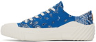 Kenzo Blue Tiger Crest Sneakers