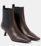 Brunello Cucinelli Leather ankle boots