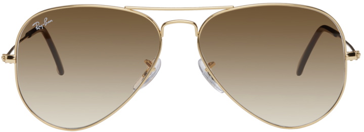 Photo: Ray-Ban Gold Aviator Classic Sunglasses