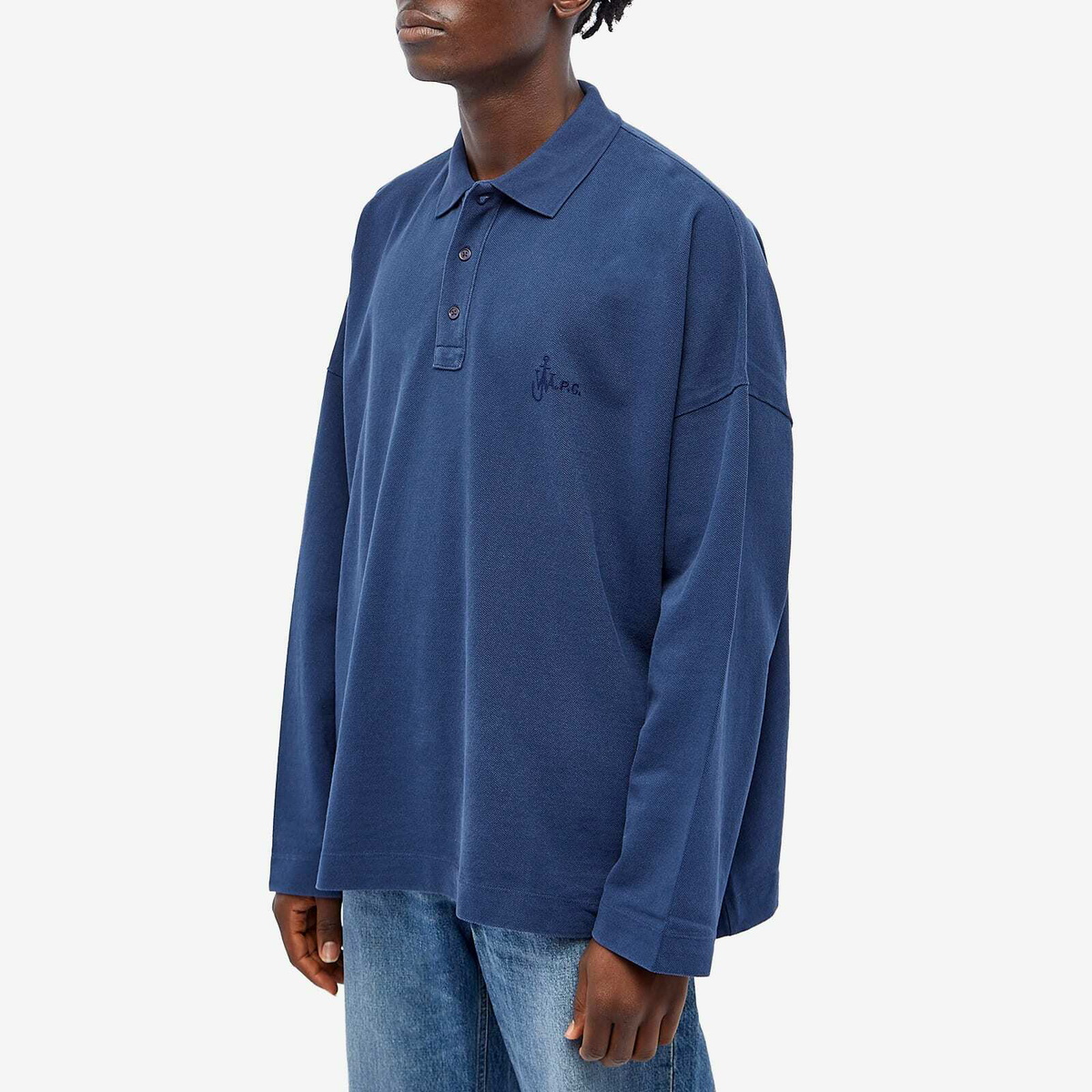 CONTRAST TRIM STRIPED POLO TOP – JW Anderson
