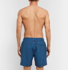 Derek Rose - Maui Wide-Leg Mid-Length Printed Swim Shorts - Blue
