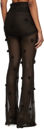 Jacquemus Brown Le Raphia 'Le Pantalon Espelho' Leggings
