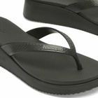 Havaianas Women's High Platform Flip Flops in Black