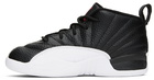 Nike Jordan Baby Black & White Jordan 12 Retro Sneakers