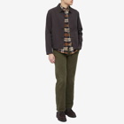 NN07 Men's Arne Check Shirt in Brown Check