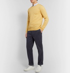 Altea - Cotton and Cashmere-Blend Sweater - Yellow