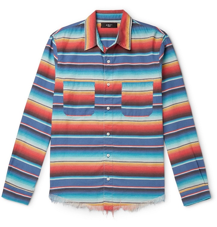 Photo: AMIRI - Baja Striped Cotton Shirt - Multi