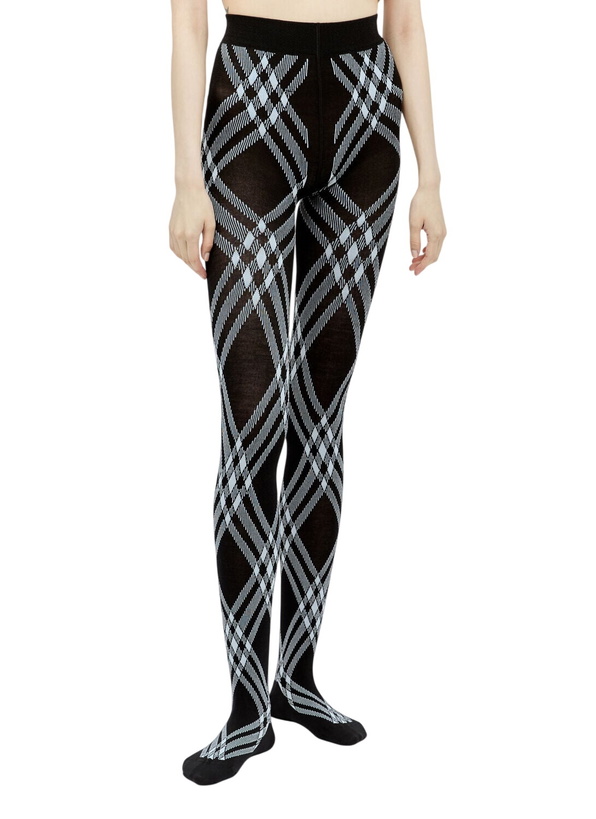 Photo: Burberry Check Wool Blend Tights