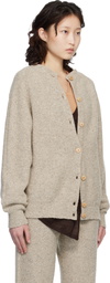 Baserange Taupe Soar Cardigan