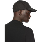Off-White Black New Logo Ripped Baseball Cap