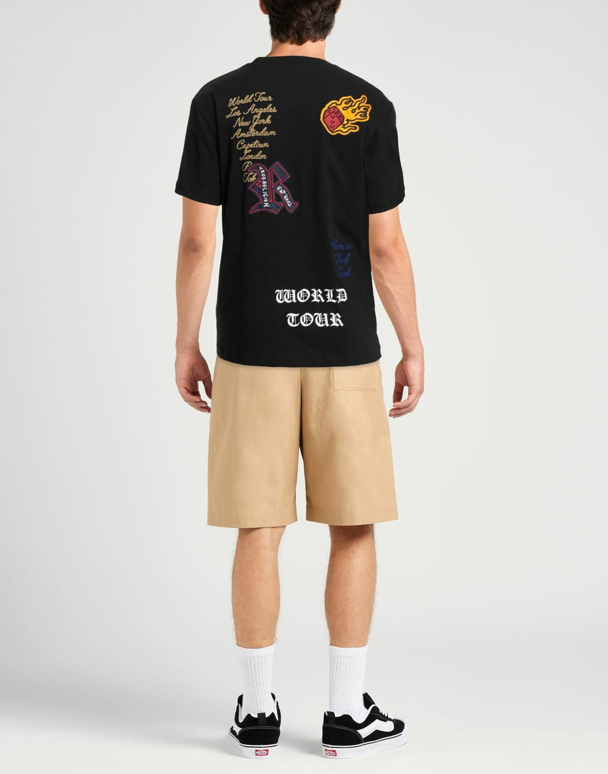True Religion Mens T-shirt in Black
