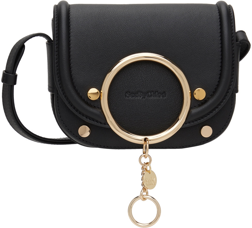 See by Chloé Black Mara Small Crossbody Bag