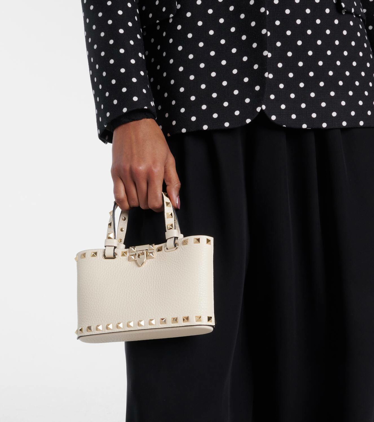 Valentino Garavani Rockstud Mini leather tote bag Valentino