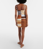 Cala de la Cruz Siela striped linen minidress