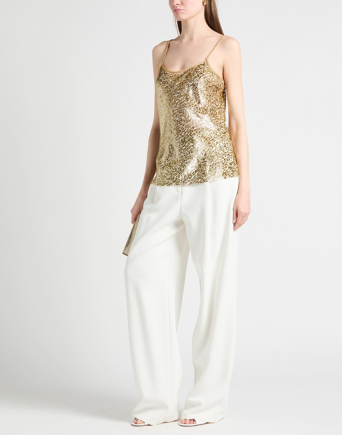 Jucca Womens Top in Gold